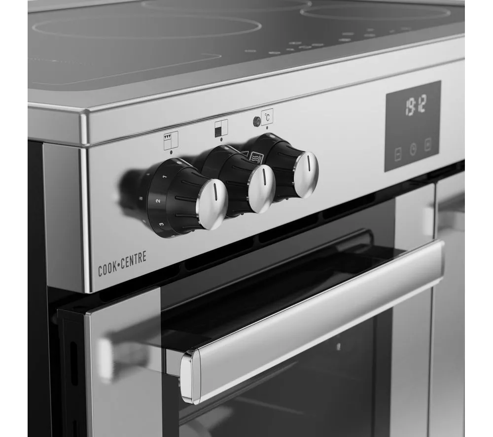 BELLING Cookcentre 90Ei Electric Induction Range Cooker - Stainless Steel
