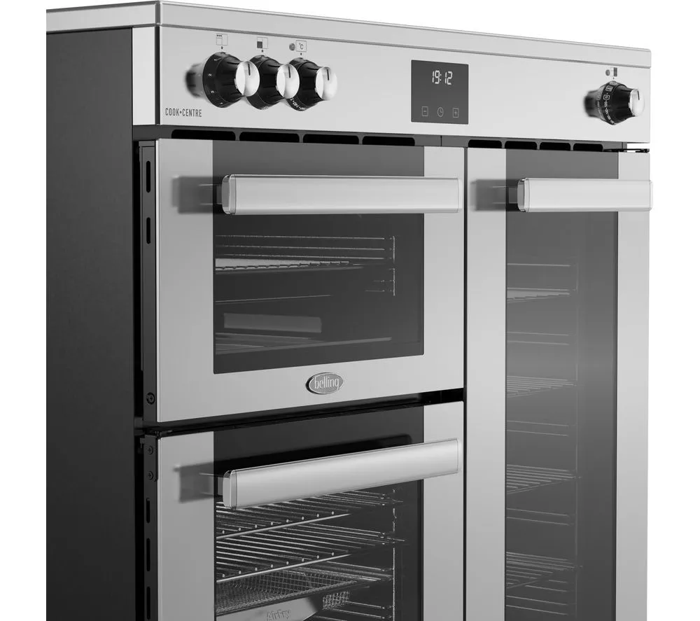 BELLING Cookcentre 90Ei Electric Induction Range Cooker - Stainless Steel