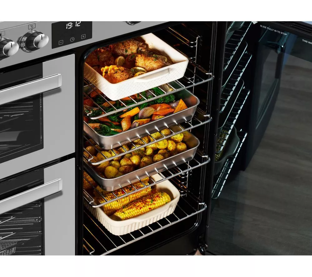 BELLING Cookcentre 90Ei Electric Induction Range Cooker - Stainless Steel