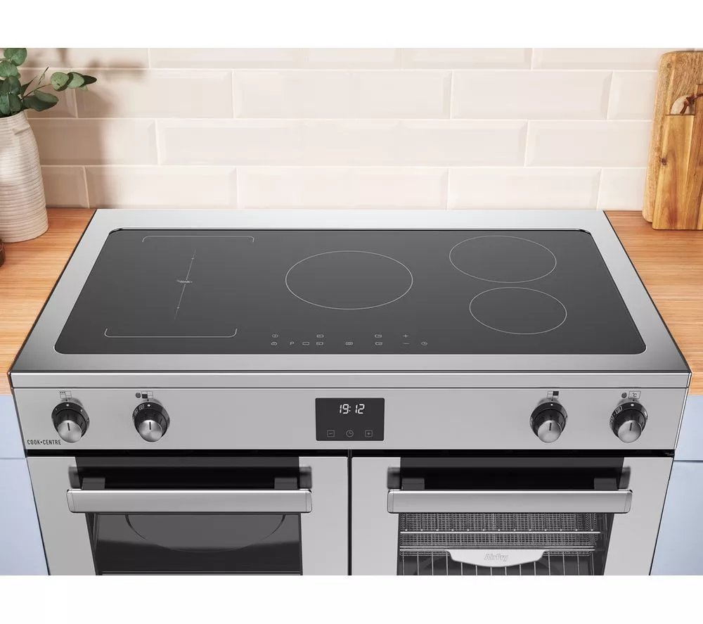 BELLING Cookcentre 90Ei Electric Induction Range Cooker - Stainless Steel