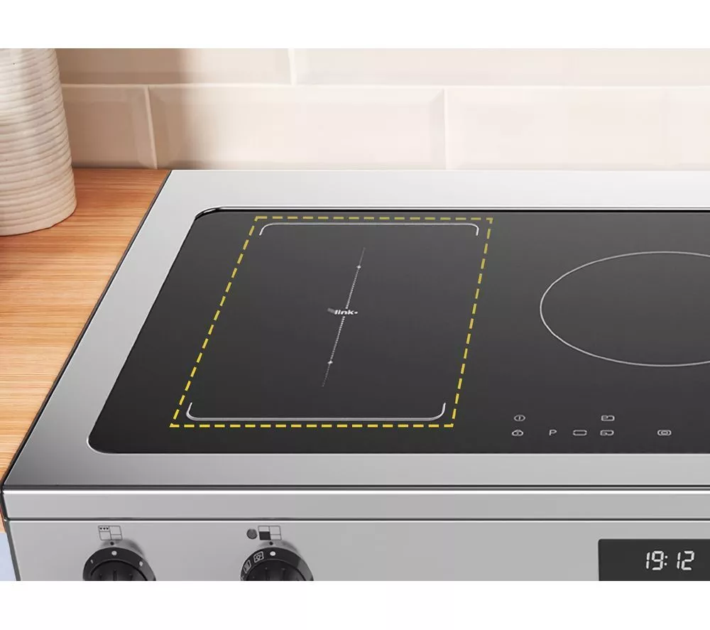 BELLING Cookcentre 90Ei Electric Induction Range Cooker - Stainless Steel
