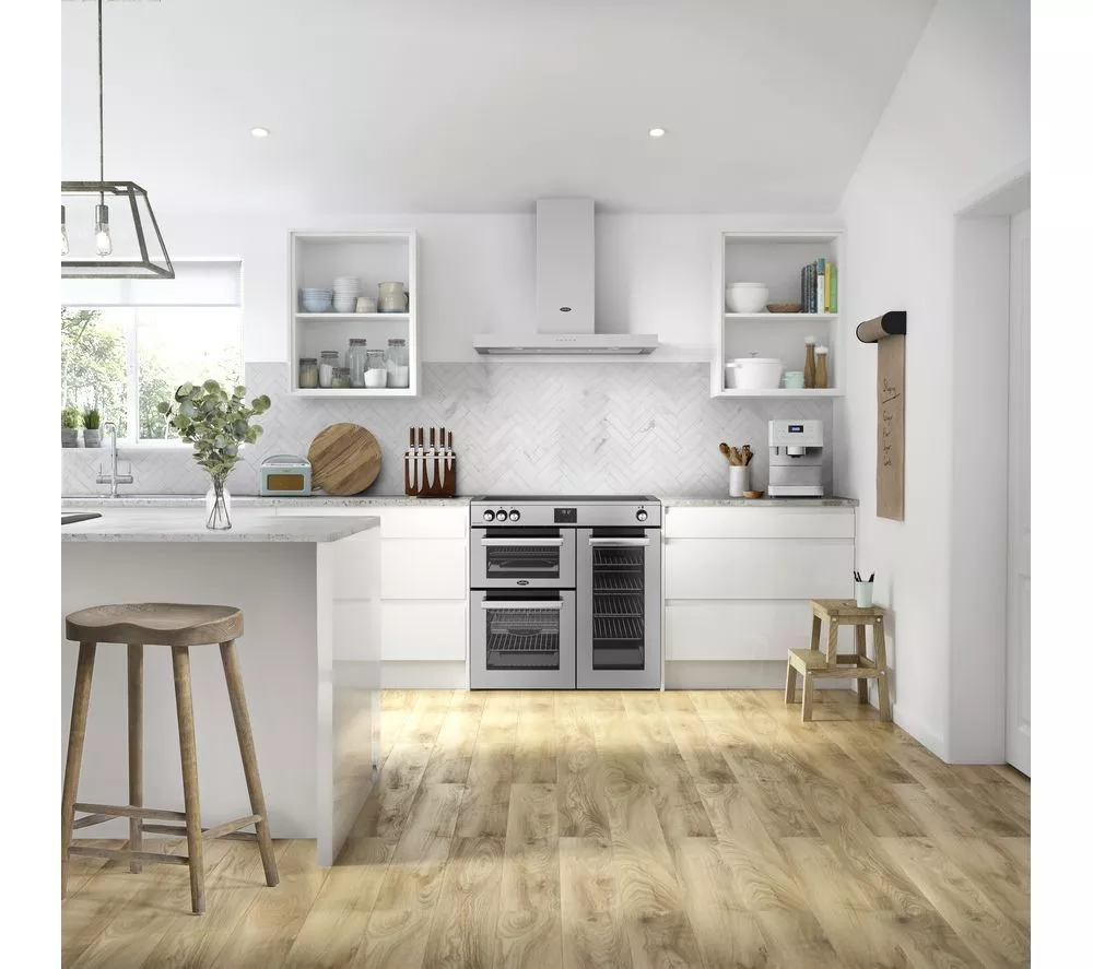 BELLING Cookcentre 90Ei Electric Induction Range Cooker - Stainless Steel