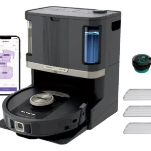 SHARK PowerDetect NeverTouch Pro RV2800ZEUK 2-in-1 Robot Vacuum Cleaner - Black