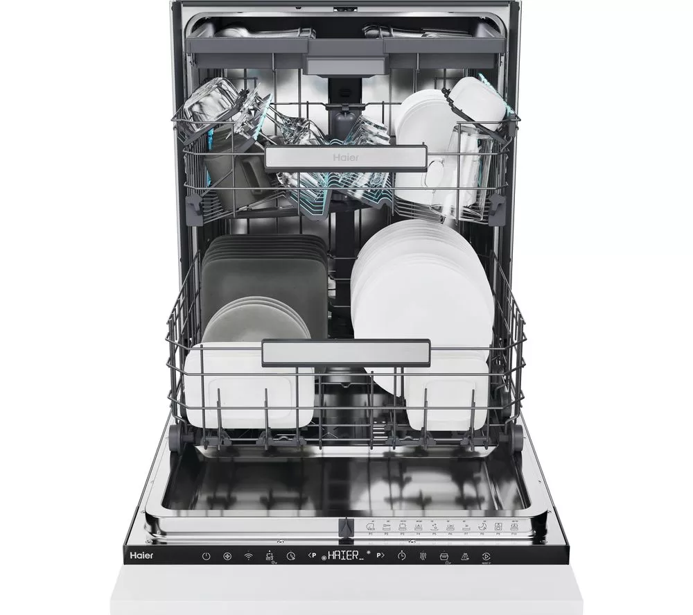 HAIER XS 4B4S3FSB-80 Full-size Fully Integrated WiFi-enabled Dishwasher