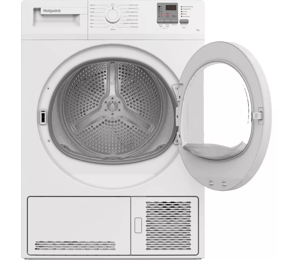 HOTPOINT C HD C92 WWGD UK 9 kg Condenser Tumble Dryer - White - Image 3