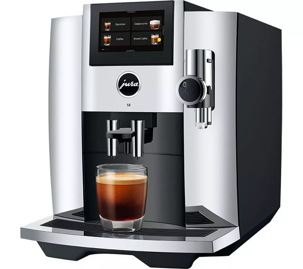 JURA S8 Smart Bean to Cup Coffee Machine - Chrome - Image 2