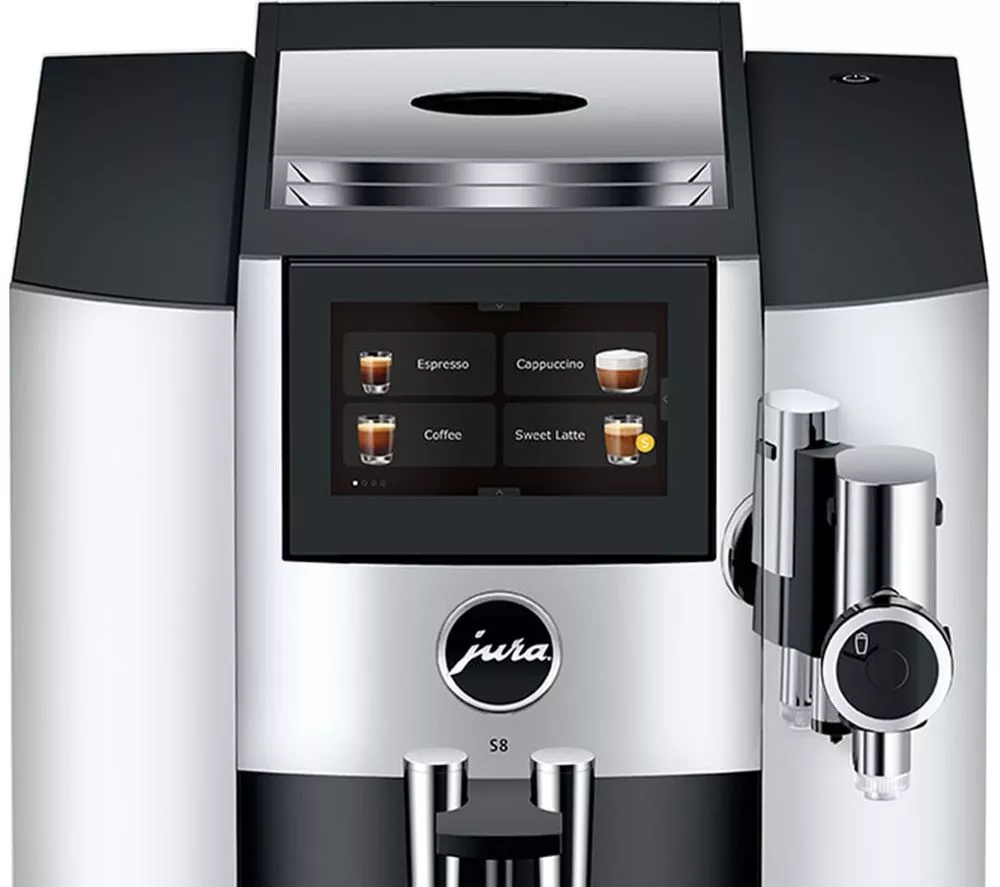 JURA S8 Smart Bean to Cup Coffee Machine - Chrome - Image 6