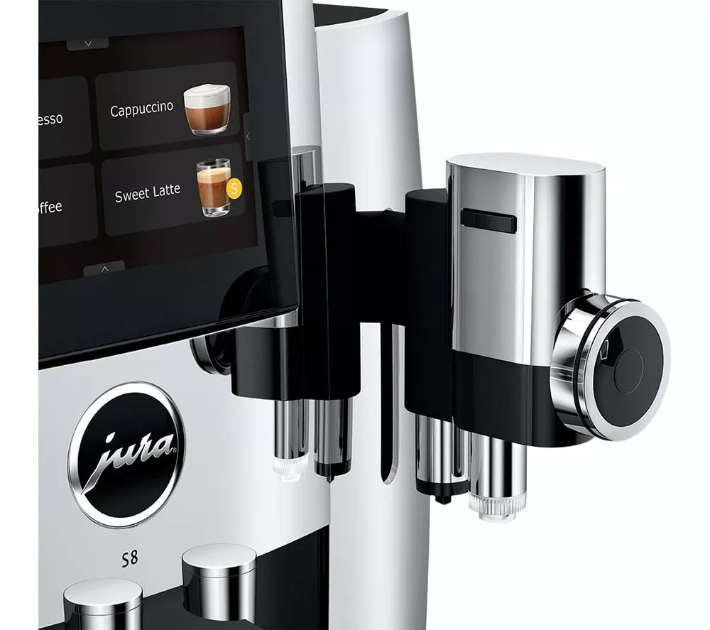 JURA S8 Smart Bean to Cup Coffee Machine - Chrome - Image 8