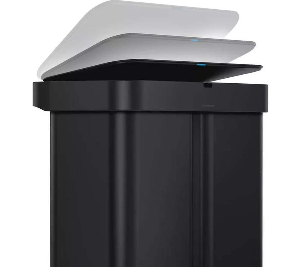 SIMPLEHUMAN ST2043 58-litre Rectangular Bin - Matte Black