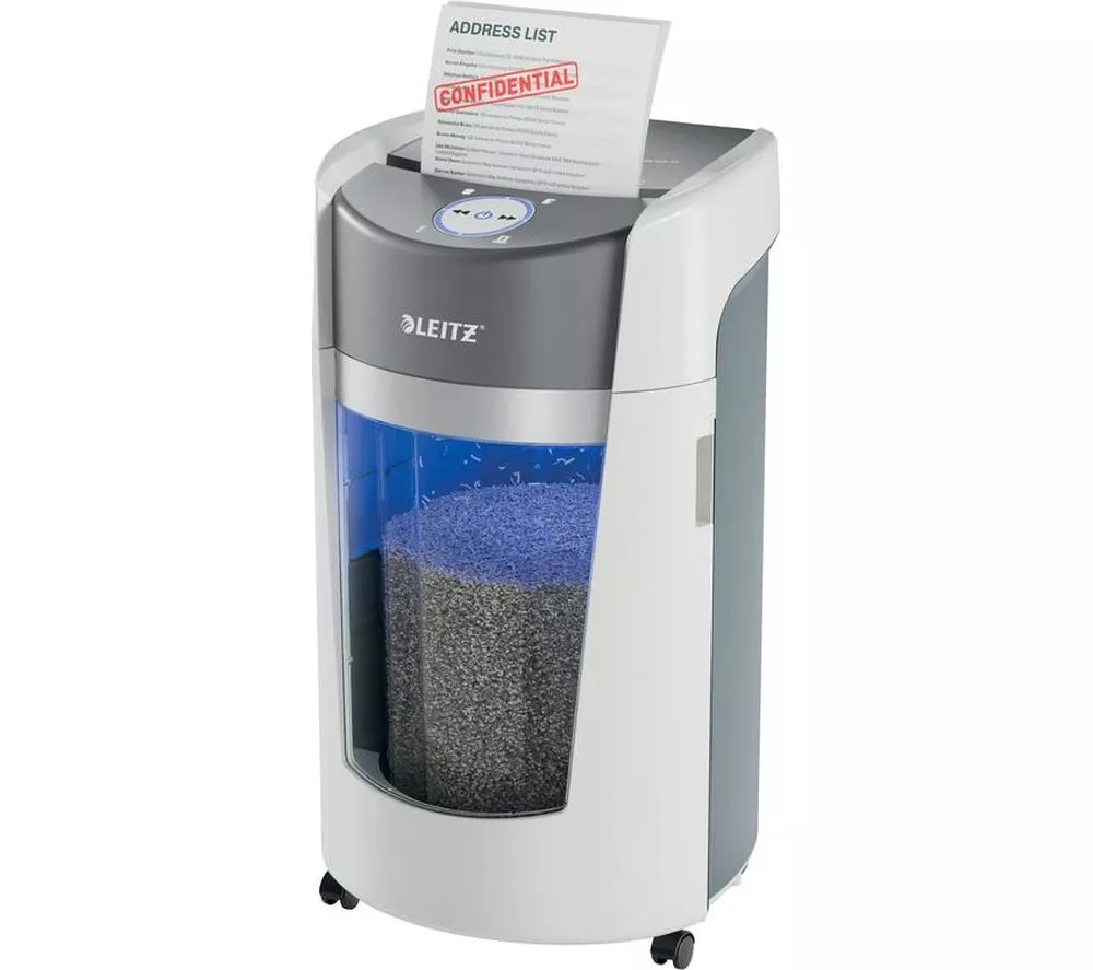 LEITZ IQ OptiMax Office P5 Micro Cut Paper Shredder - Image 5