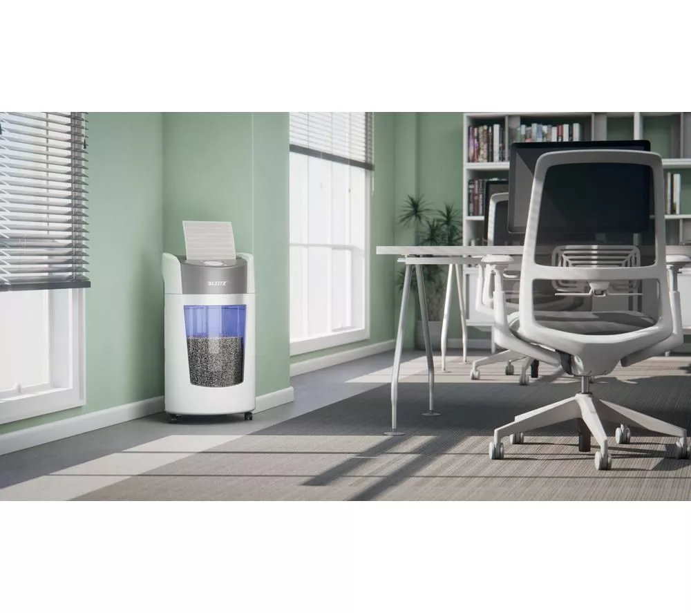 LEITZ IQ OptiMax Office P5 Micro Cut Paper Shredder - Image 15