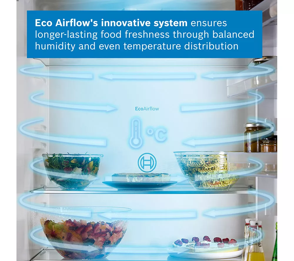 BOSCH Series 2 KIN96NSE0G Integrated 60/40 Fridge Freezer - Sliding Hinge