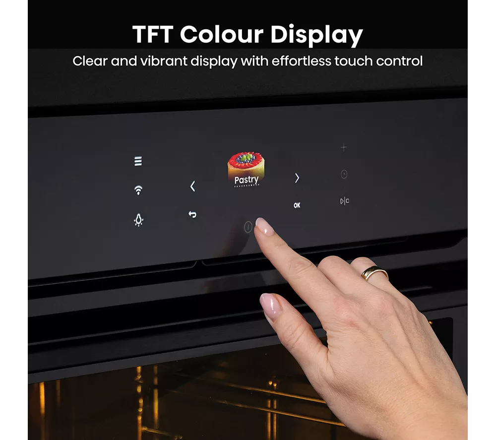 HISENSE Hi8 BlackLine BIM4AH8UKWF Compact Electric Oven with Microwave – Jet Black - Image 5