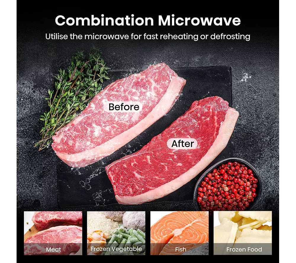 HISENSE Hi8 BlackLine BIM4AH8UKWF Compact Electric Oven with Microwave – Jet Black - Image 10