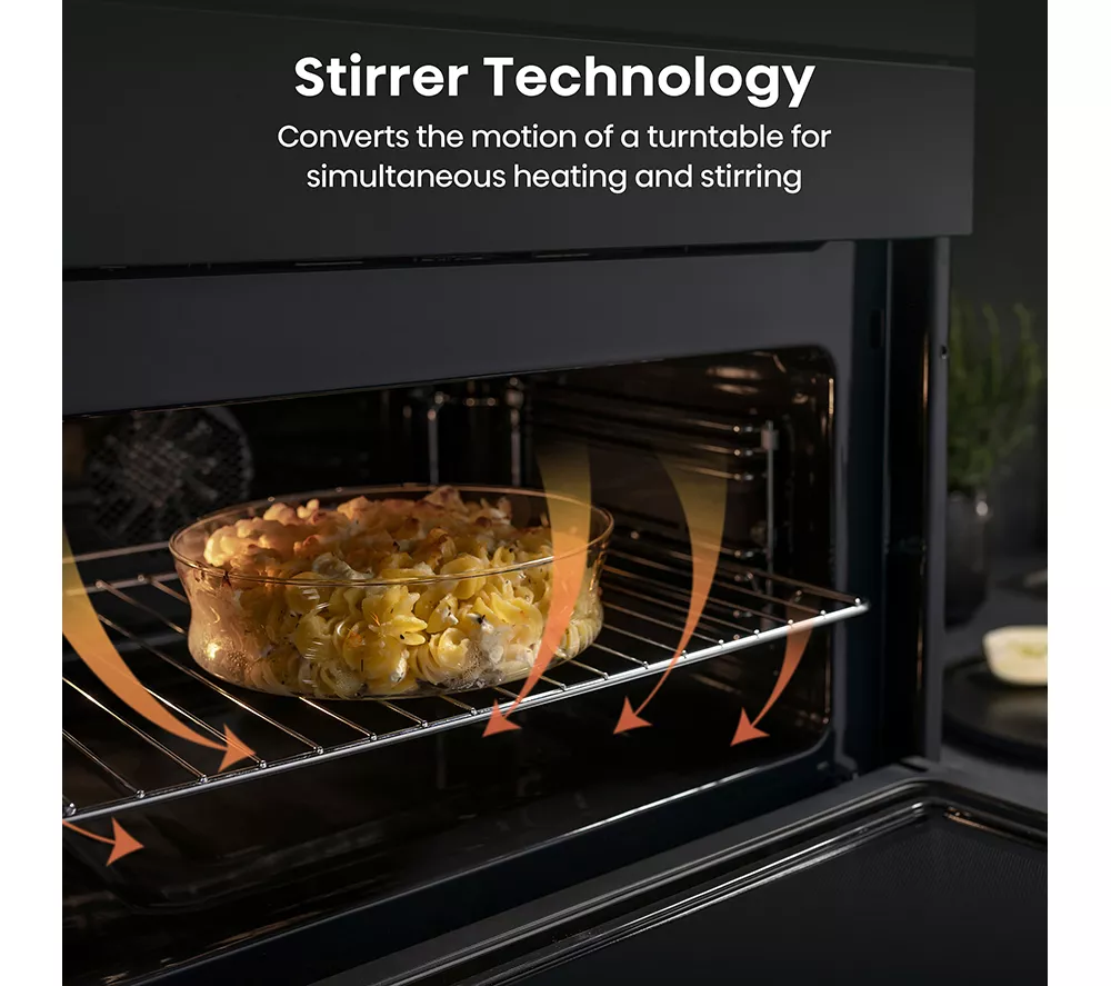 HISENSE Hi8 BlackLine BIM4AH8UKWF Compact Electric Oven with Microwave – Jet Black - Image 11