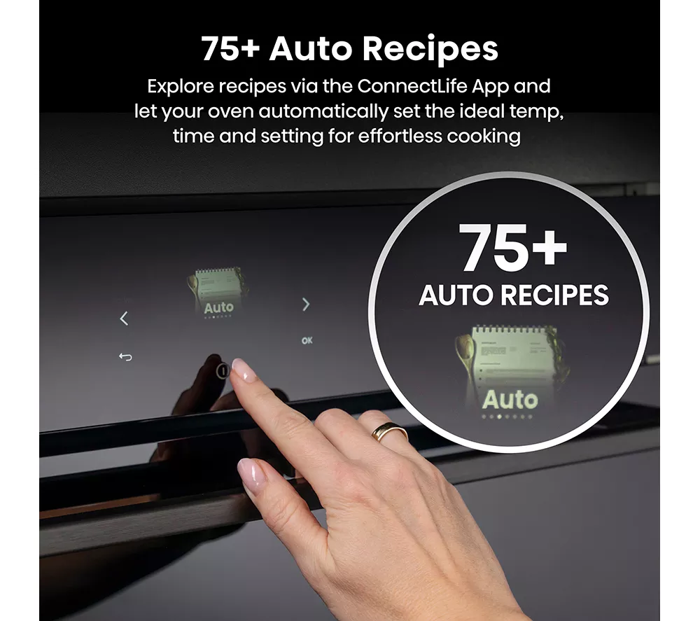 HISENSE Hi8 BlackLine BIM4AH8UKWF Compact Electric Oven with Microwave – Jet Black - Image 12