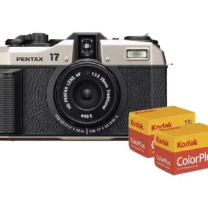 PENTAX 17 Compact Film Camera with Kodak Film - Pack of 2