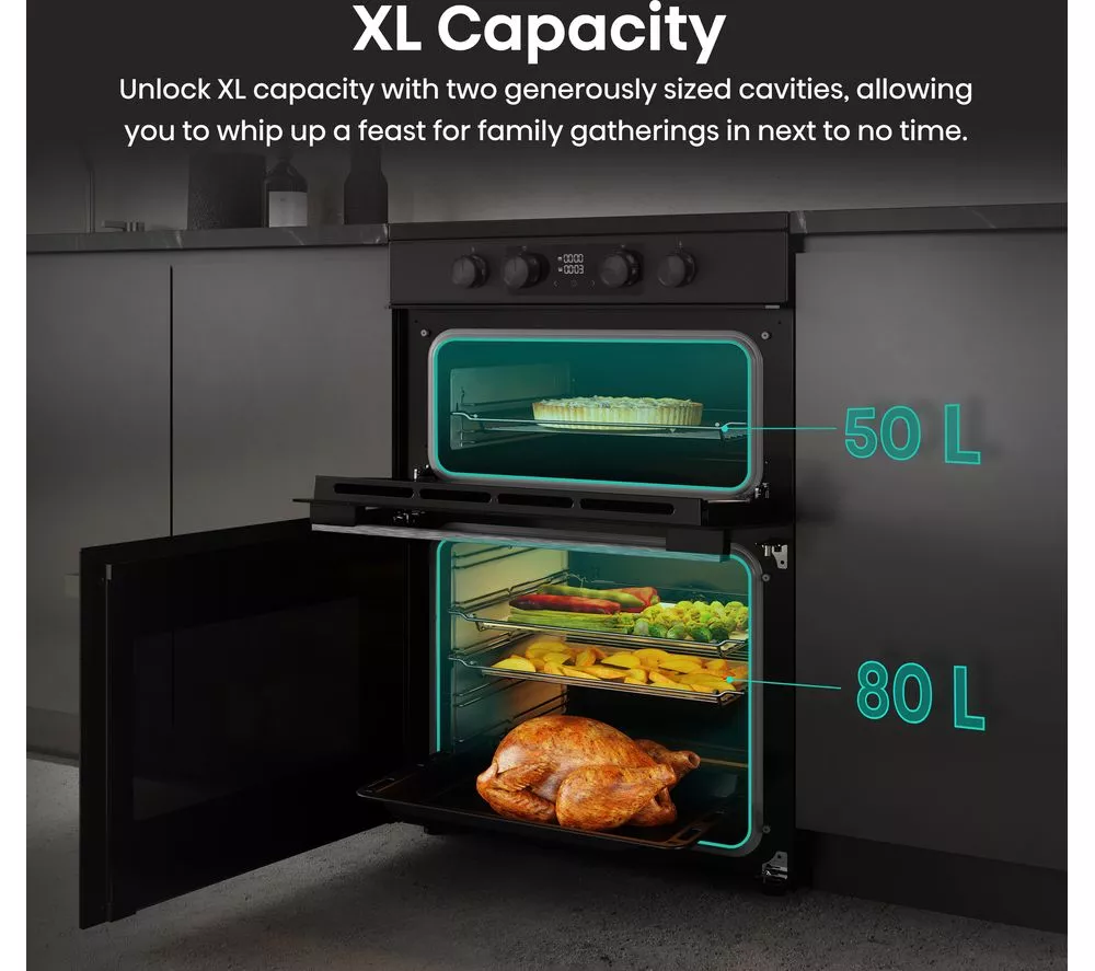 HISENSE Hi6 Max 80/50L HDCEIT6C20B 60cm Electric Induction Cooker - Black
