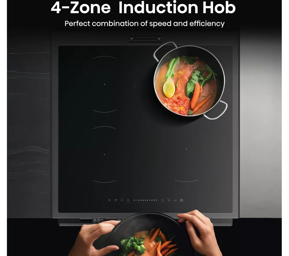 HISENSE Hi6 Max 80/50L HDCEIT6C20B 60cm Electric Induction Cooker - Black