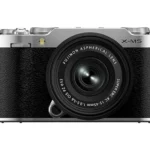 FUJIFILM X-M5 Mirrorless Camera with FUJINON XC 15-45 mm f/3.5-5.6 OIS PZ Lens - Silver