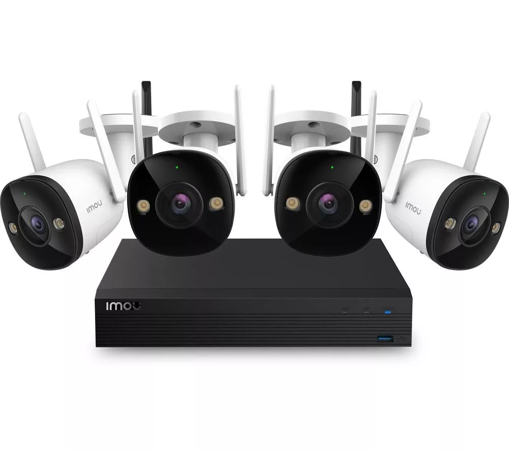 IMOU NVR HD 1080p Wireless Security System - 1 TB, Pack of 4
