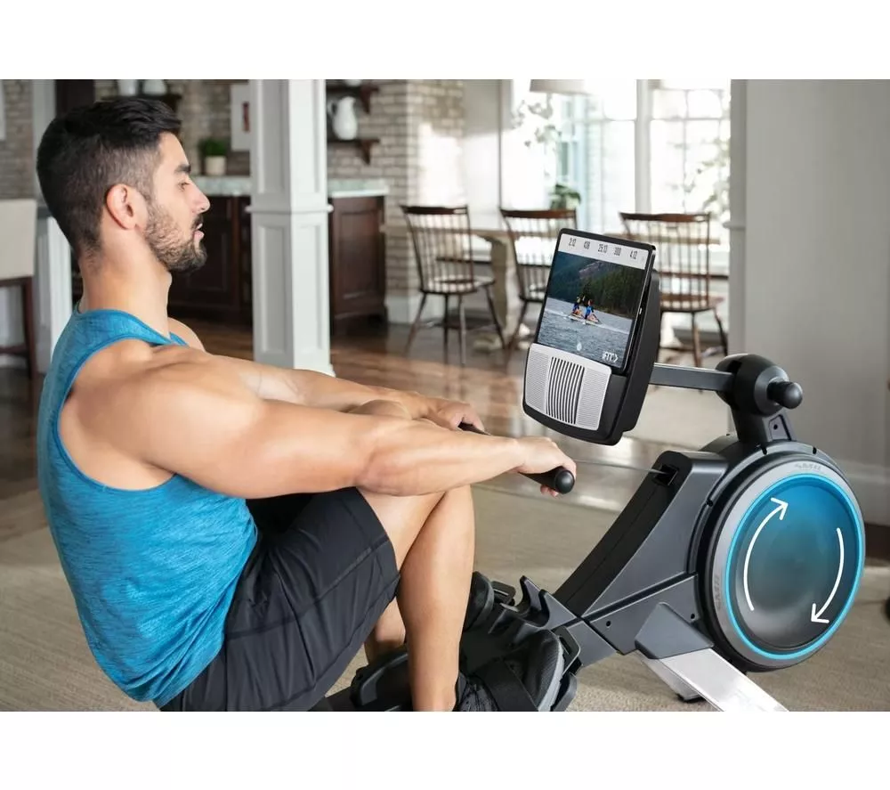 PROFORM 750R Folding Smart Bluetooth Rowing Machine - Black - Image 8