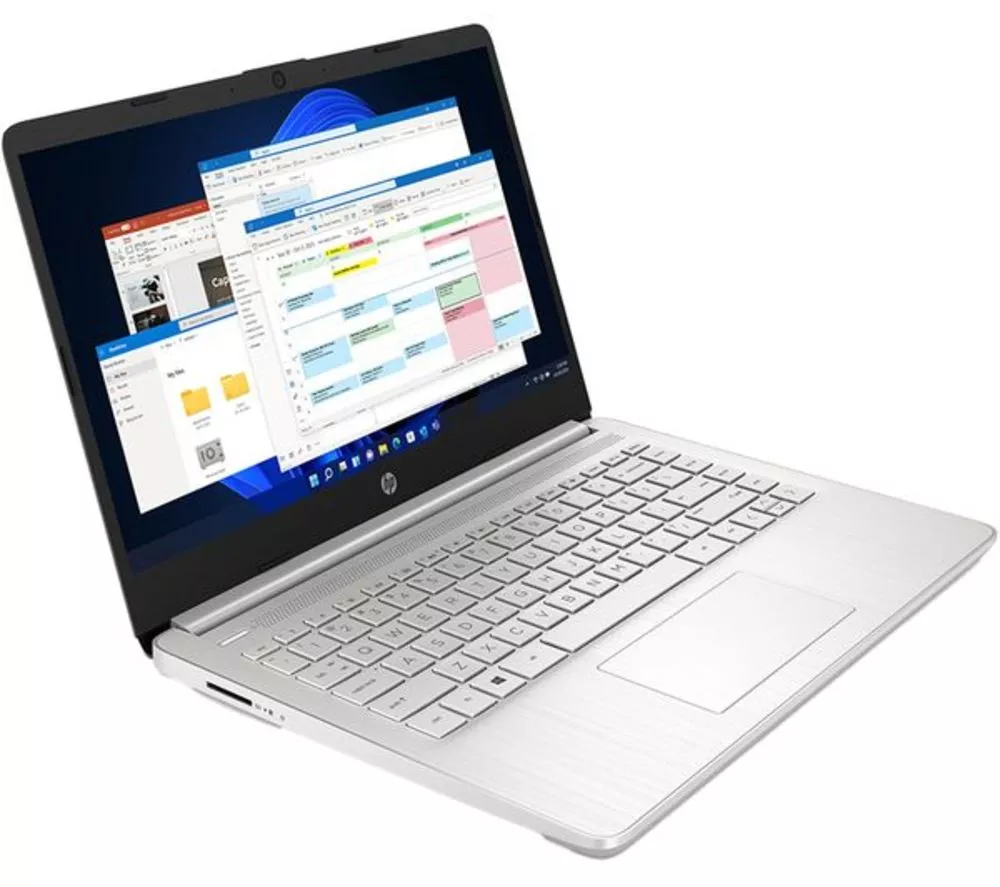 HP 14s-dq5501sa 14" Refurbished Laptop - Intel® Core™ i7, 512 GB SSD, Silver (Very Good Condition)