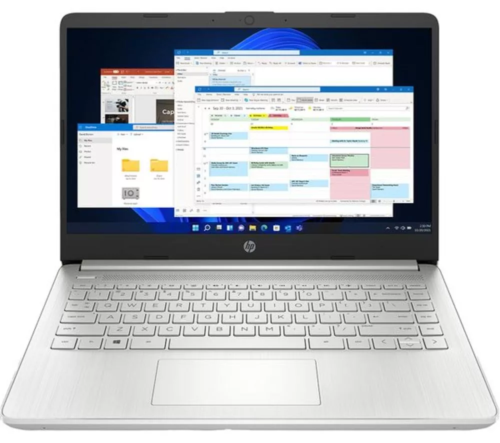 HP 14s-dq5501sa 14" Refurbished Laptop - Intel® Core™ i7, 512 GB SSD, Silver (Very Good Condition)