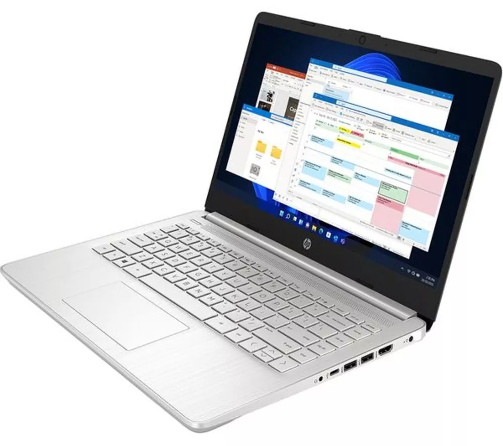 HP 14s-dq5501sa 14" Refurbished Laptop - Intel® Core™ i7, 512 GB SSD, Silver (Very Good Condition)