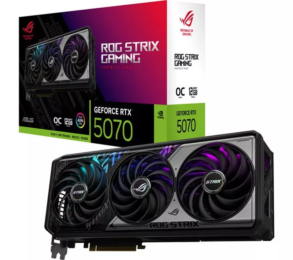 ASUS GeForce RTX 5070 12 GB ROG Strix Graphics Card - Image 3