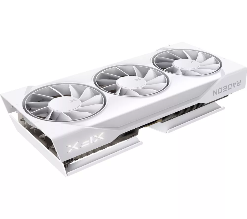 XFX Radeon RX 9060 XT 16 GB Swift Triple Fan OC Card - White