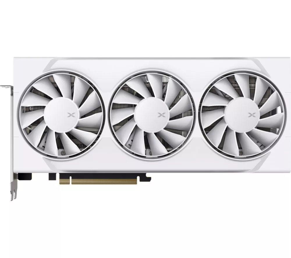 XFX Radeon RX 9060 XT 16 GB Swift Triple Fan OC Card - White
