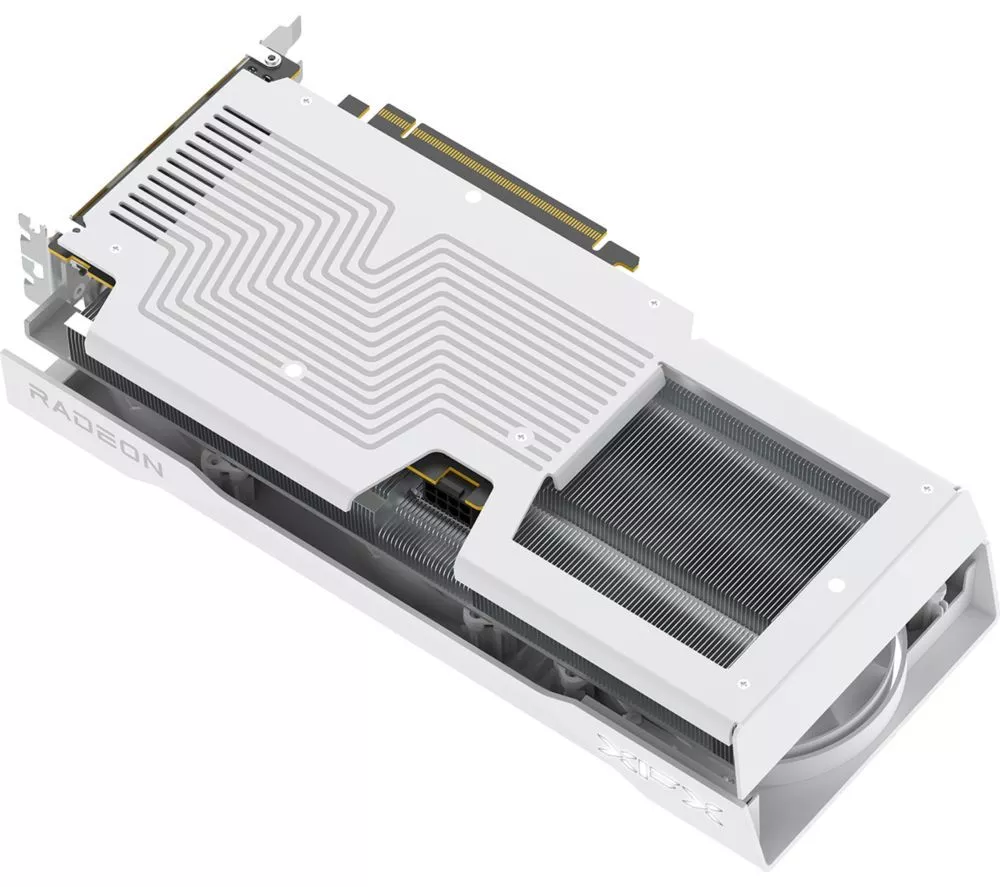 XFX Radeon RX 9060 XT 16 GB Swift Triple Fan OC Card - White