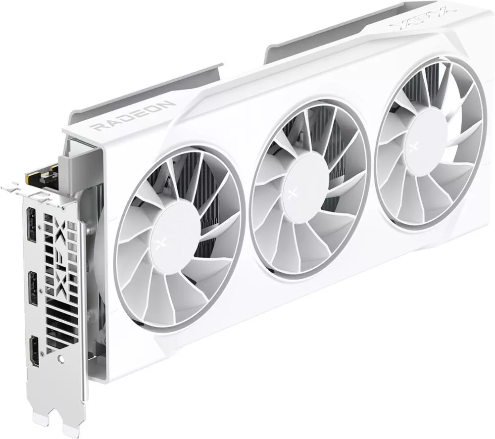XFX Radeon RX 9060 XT 16 GB Swift Triple Fan OC Card - White