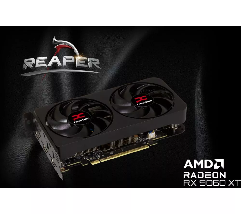 POWERCOLOR Radeon RX 9060 XT Reaper 16GB GDDR6 Graphics Card - Image 2
