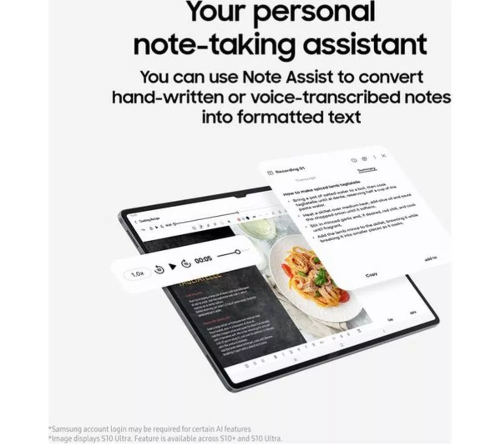 SAMSUNG Galaxy Tab S10+ 12.4" Refurbished Tablet - 256 GB, Platinum Silver (Very Good Condition) - Image 6