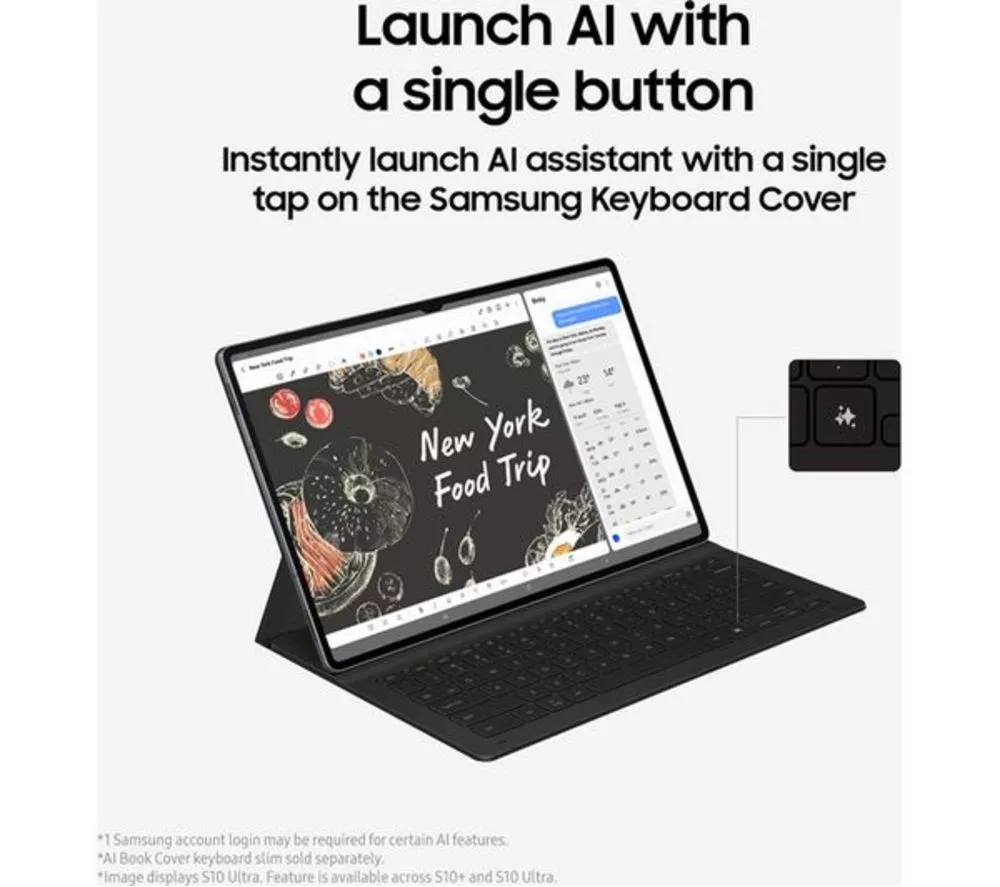 SAMSUNG Galaxy Tab S10+ 12.4" Refurbished Tablet - 256 GB, Platinum Silver (Very Good Condition) - Image 9