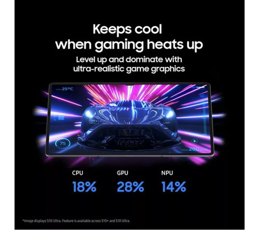 SAMSUNG Galaxy Tab S10+ 12.4" Refurbished Tablet - 256 GB, Platinum Silver (Very Good Condition) - Image 10