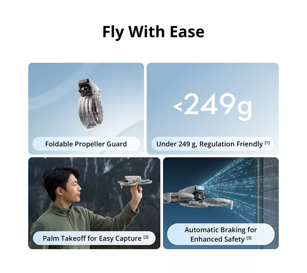 DJI Flip Drone with RC-N3 Controller - Grey - Image 3