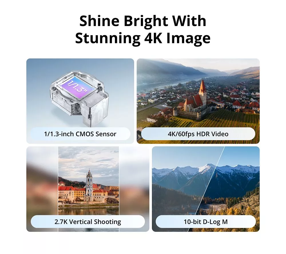 DJI Flip Drone with RC-N3 Controller - Grey - Image 4