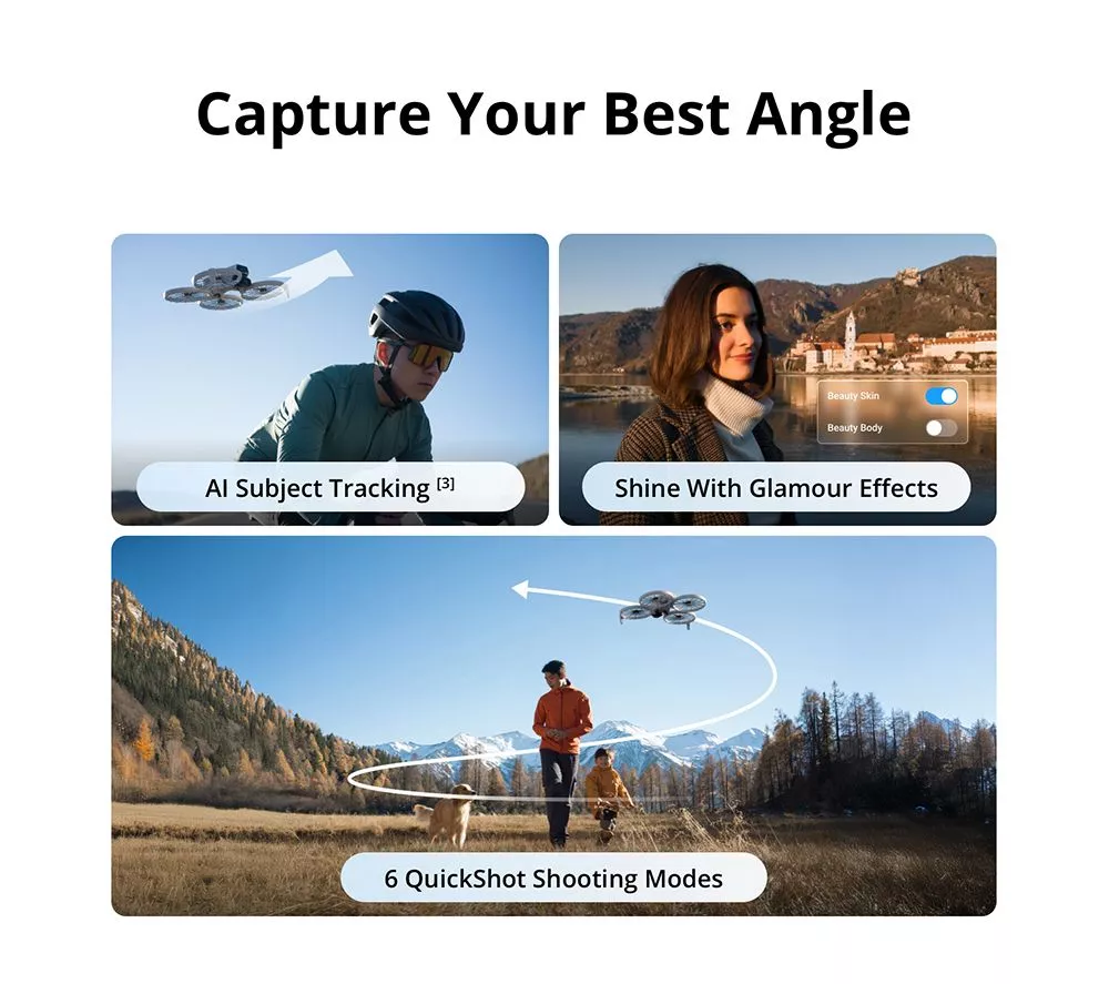 DJI Flip Drone with RC-N3 Controller - Grey - Image 5