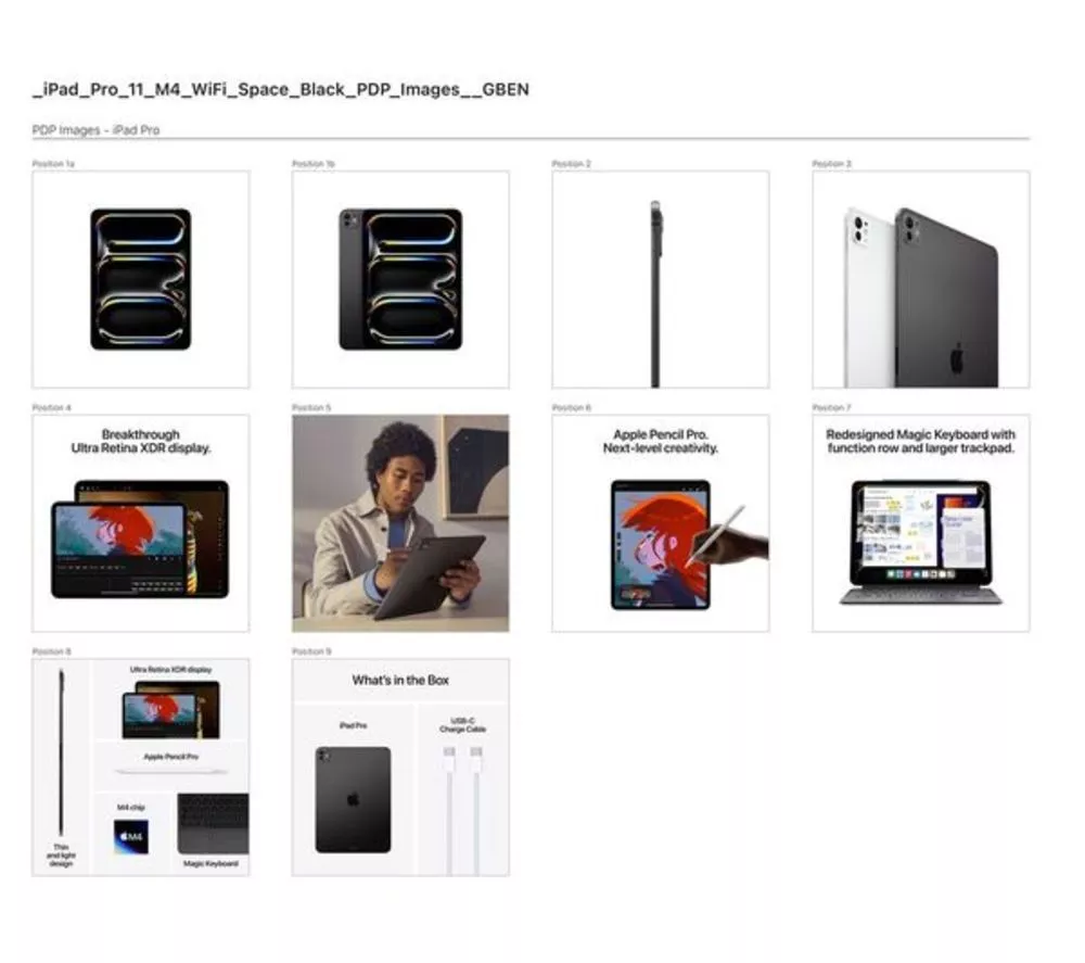 APPLE 11" Refurbished iPad Pro (2024) - 256 GB, Space Black (Very Good Condition) - Image 6