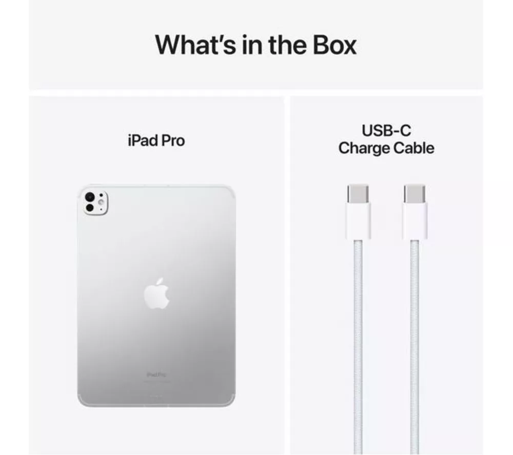 APPLE 11" Refurbished iPad Pro Cellular (2024) - 1 TB, Silver (Very Good Condition) - Image 10