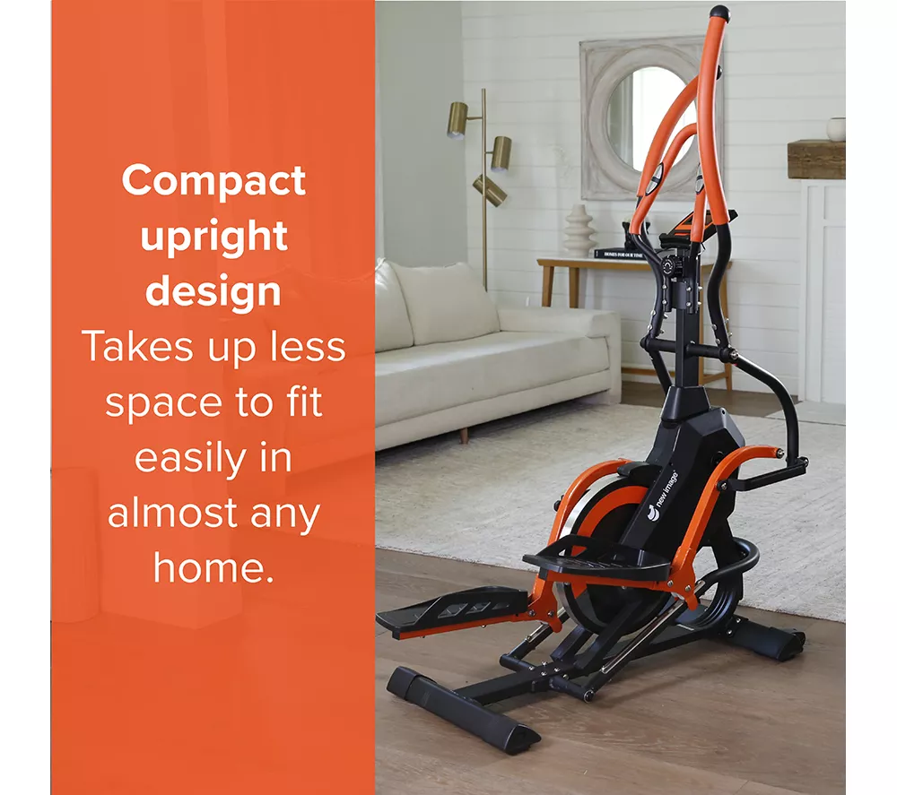 NEW IMAGE FITT Strider Elliptical Machine - Black & Orange