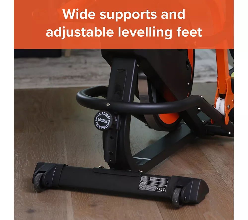 NEW IMAGE FITT Strider Elliptical Machine - Black & Orange