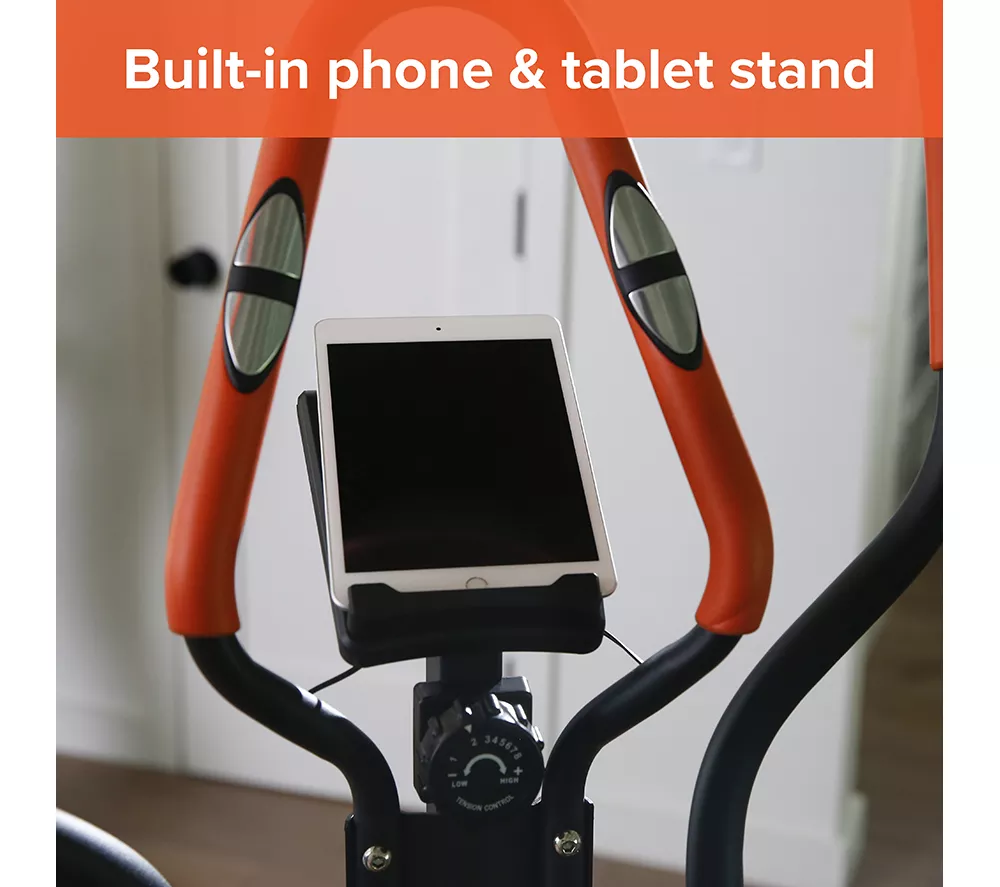 NEW IMAGE FITT Strider Elliptical Machine - Black & Orange