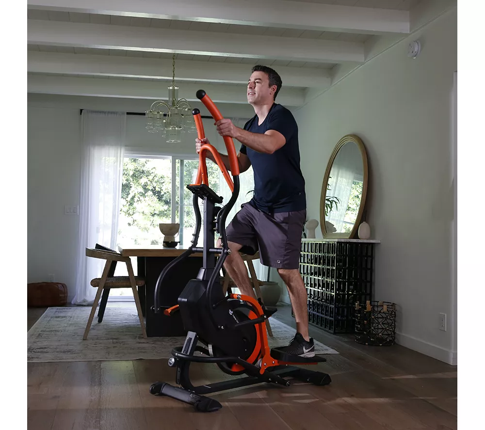 NEW IMAGE FITT Strider Elliptical Machine - Black & Orange