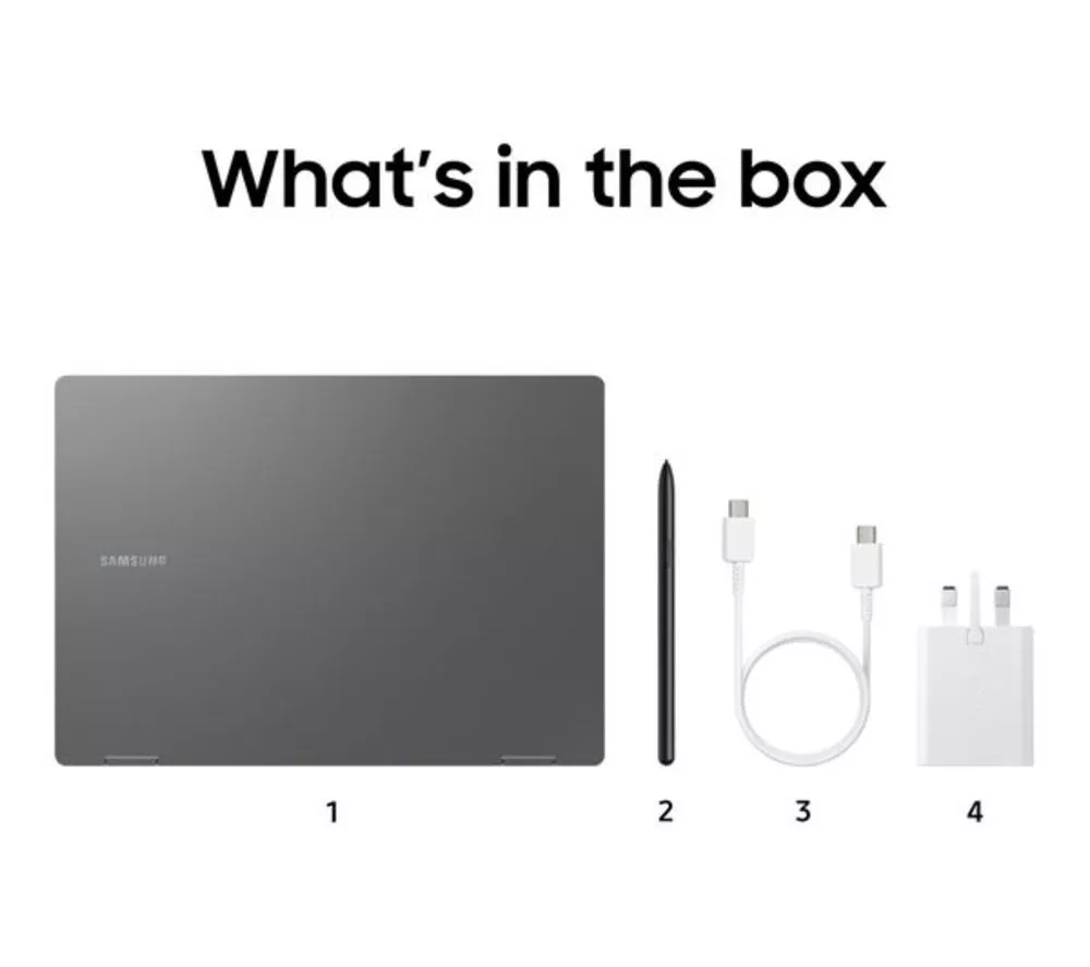 SAMSUNG Galaxy Book5 360 15.6" Refurbished 2 in 1 Laptop, Copilot+ PC - Intel® Core™ Ultra 7, 512 GB SSD, Grey (Excellent Condition) - Image 2