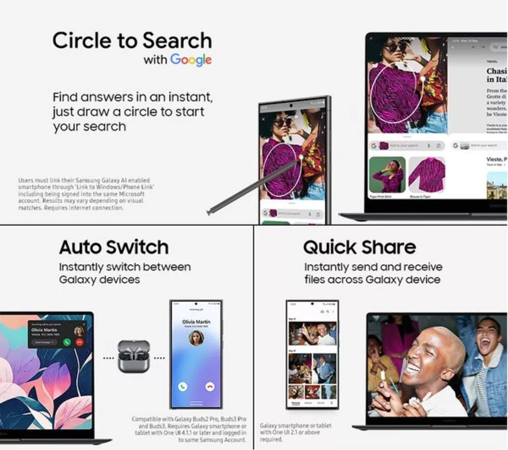 SAMSUNG Galaxy Book5 360 15.6" Refurbished 2 in 1 Laptop, Copilot+ PC - Intel® Core™ Ultra 5, 256 GB SSD, Grey (Excellent Condition) - Image 7