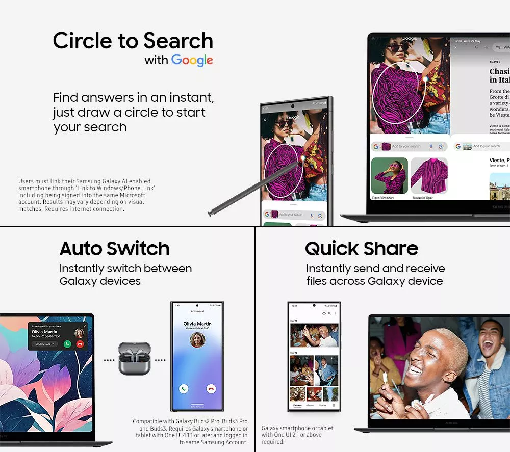 SAMSUNG Galaxy Book5 360 15.6" Refurbished 2 in 1 Laptop, Copilot+ PC - Intel® Core™ Ultra 5, 512 GB SSD, Grey (Excellent Condition) - Image 7